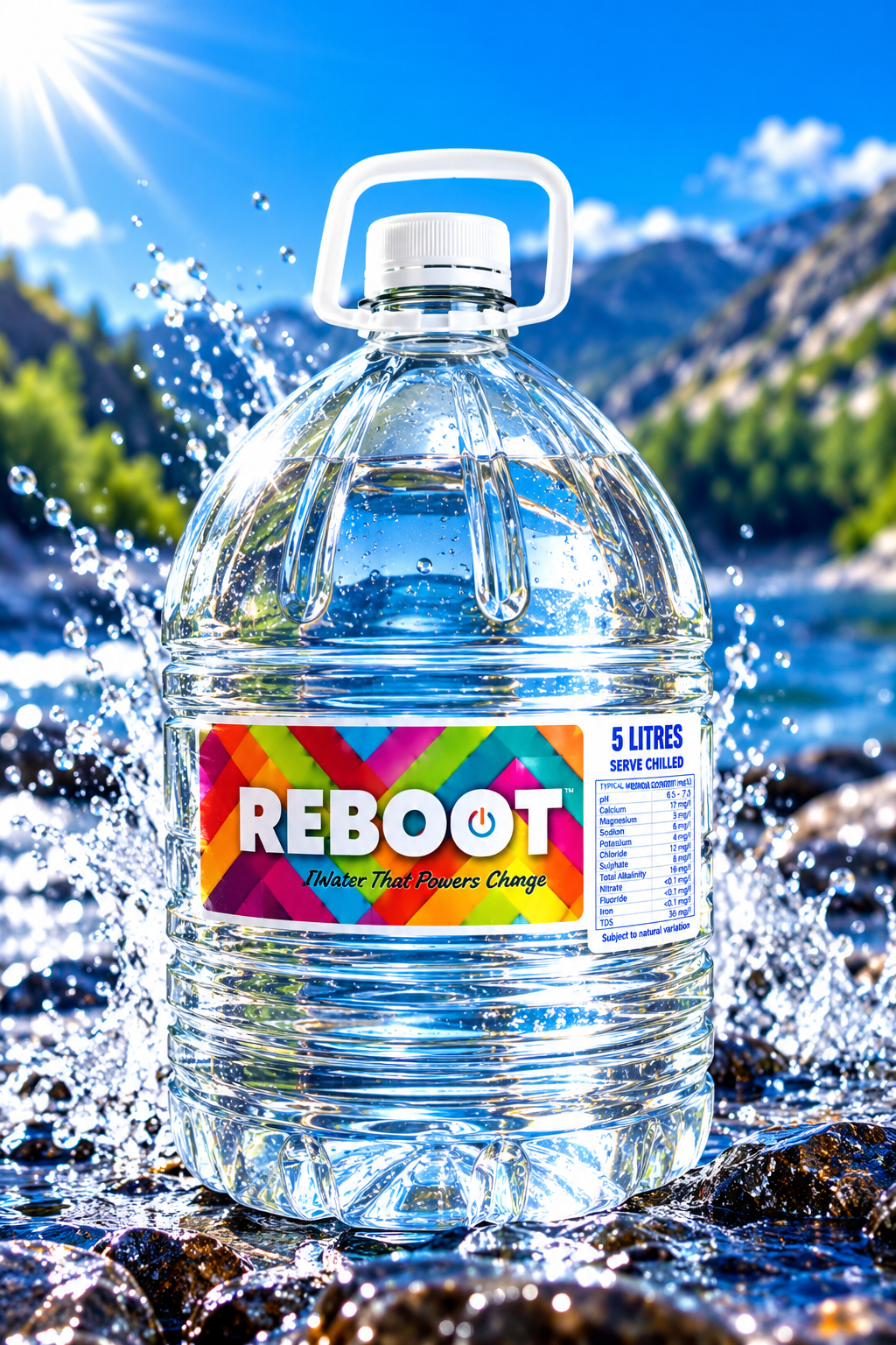 REBOOT 5 litre bottled water