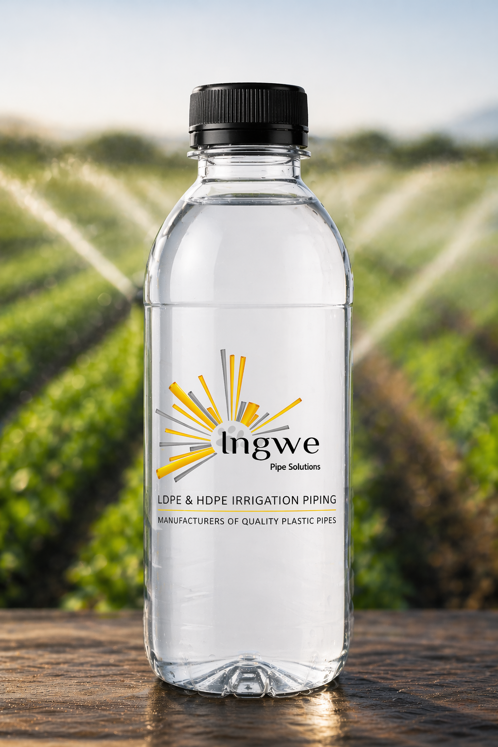 Ingwe custom branded water bottle